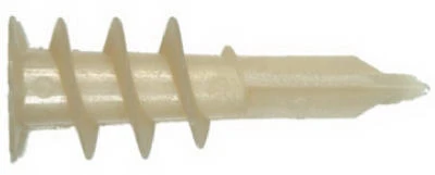#8 Rawl Zip-It Wall Anchors, Nylon, 3/8 to 1 In., 100-Pk.