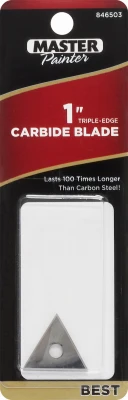 Triple-Edge Carbide Replacement Blade, 1 Inch Diameter, Durable Cutting Edge