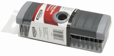 Soft Grip Carbon Steel Wire Block Brush, 6 X 19 Row, Model Sb619