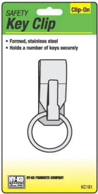 SS ClipOn Key Clip/Ring