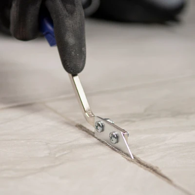 Handheld Grout Saw, Cleans, Strips and Removes Grout