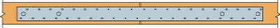 Medium Strap Tie, 12 Gauge, 2-1/16 x 27 In.