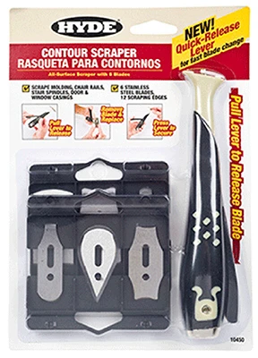 Contour Paint Scraper Kit With 6 Blades