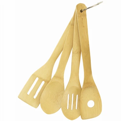 4-Pc. Bamboo Kitchen Tool Set