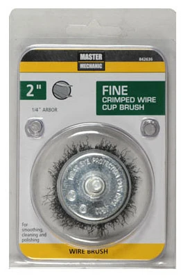 2 In. Fine Crimped Wire Cup Brush