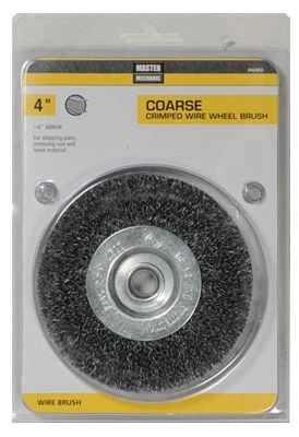 4 In. Coarse Crimped Wire Wheel