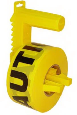Tape Dispenser & 1000 Ft. Yellow Caution Tape