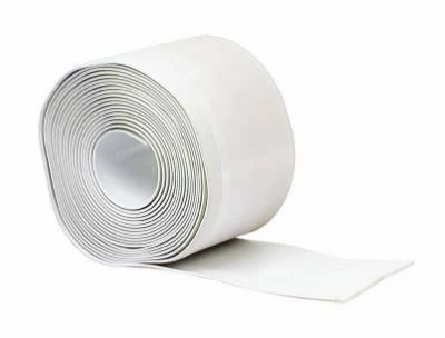 4 In. x 20 Ft. White Vinyl Adhesive Wall Base