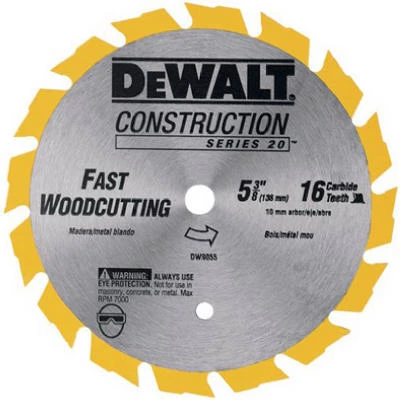 Carbide Cordless Saw Blade, 16-Tooth x 5-3/8 In.