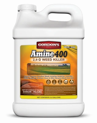 GORDON'S Amine 400 Weed Killer, 2,4-D, 2.5-Gallon Concentrate