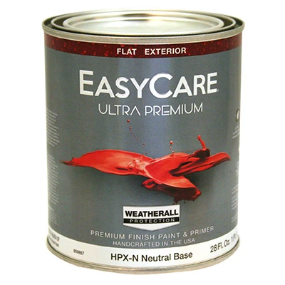 Ultra Premium Exterior WeatherAll Latex Paint, Flat Neutral Base, 1 Qt.