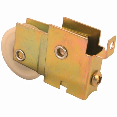 Nylon Ball Bearing Roller, F-Tab Style, Adjustable, Single 1-1/2 In.