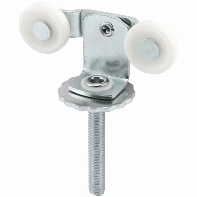 Nylon Top Mount Closet Door Tandem Flat Rollers, 1 In.
