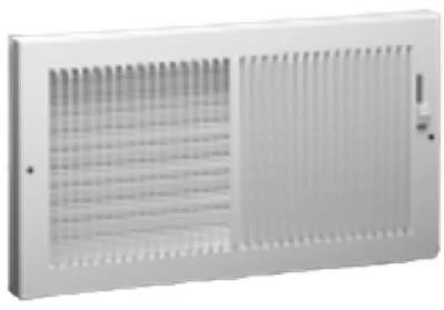 Baseboard Register, Steel, White, 12 X 6-inch, Model 367w12x6