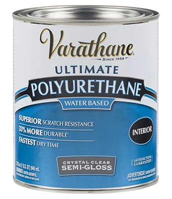 Semi-Gloss Interior Diamond Polyurethane, Qt.
