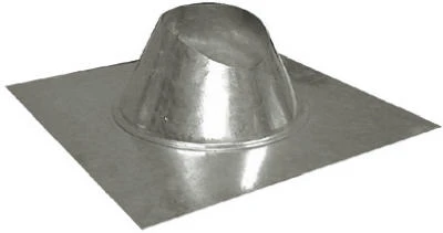 Roof Flashing, Rainproof, Galvanized, 4 In.