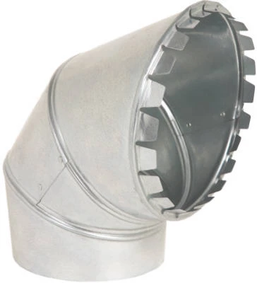 HVAC Adjustable Take-Off, Galvanized, 30 Gauge, 6 In.