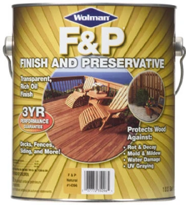 Premium Wood Finish & Preservative, Redwood Tone, 1-Gallon