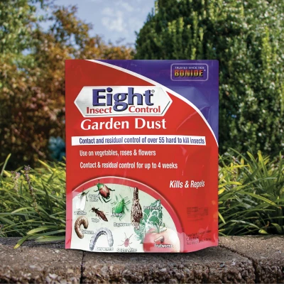 Eight Insect Control Outdoor Garden Dust Insecticide, Long-Lasting Insect and Mite Killer, 3 Pound Ready-to-Use