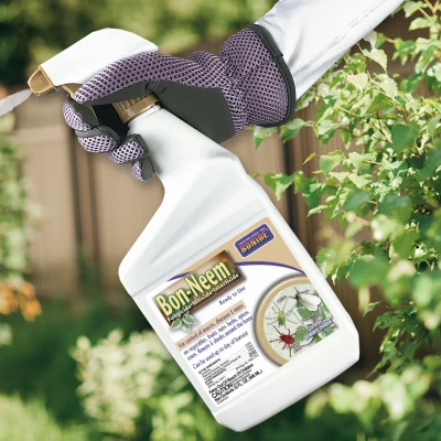 Bon-Neem Neem Oil Multi-Purpose Fungicide Insecticide Miticide 32 Ounce Spray Bottle
