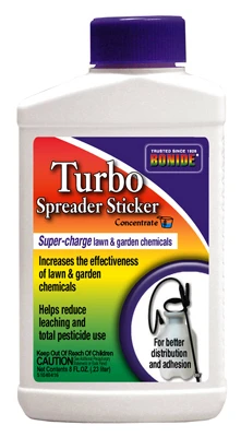 Turbo Spreader Sticker, Help Garden Products Stick to Plants, Increase Coverage & Penetration, 8 oz. Concentrate