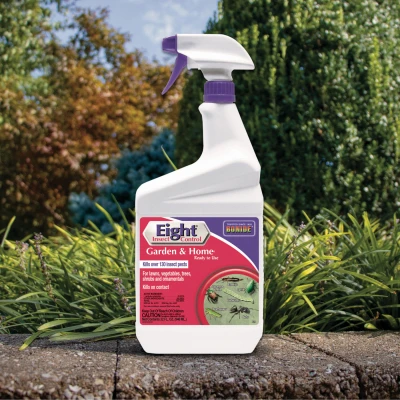 Eight 32 Oz. Ready To Use Trigger Spray Insect Killer For Garden & Home