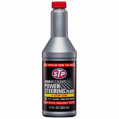 Power Steering Fluid & Stop Leak, 12-Fl. oz.