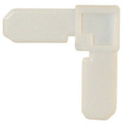 3/4 x 7/16 In. White Nylon Screen Frame Corners, 4-Pk.