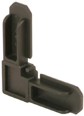 Screen Frame Corners, Bronze Nylon, 3/4 x 5/16 In., 4-Pk.