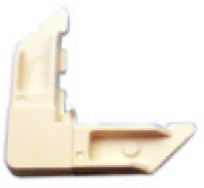 Nylon Screen Frame Corners, White, 3/4 x 5/16 In., 4-Pk.