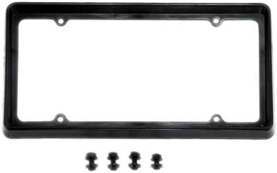 License Plate Frame, Sport, Black ABS