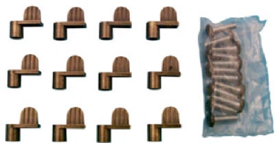 Screen Clips With Screws, Bronze, 5/16 In., 12-Pk.