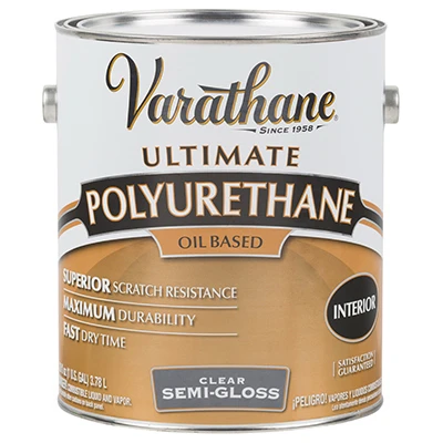 Premium Interior Polyurethane, Oil-Based, Semi-Gloss, 1-Gallon