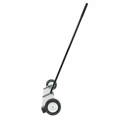 Magnetic Floor Sweeper with 24 Inch Wide Sweeping Path for Metal Debris Pickup