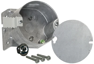 Octagon Electrical Box, FA Bracket, 4 x 2-1/8 In. Deep