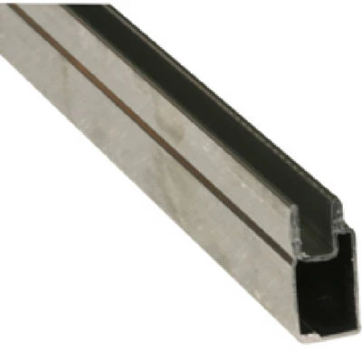 Aluminum Window Frame, Mill Finish, 3/8 x 25/32 x 94 In.