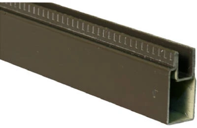 Aluminum Window Frame, Bronze Finish, 3/8 x 25/32 x 94 In.