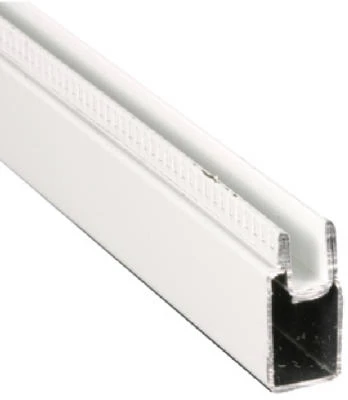 Window Frame, White Aluminum, 3/8 x 25/32 x 94 In.