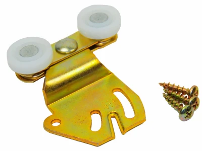 Bypass Sliding Door Hangers Pair for 3/8 Inch Doors