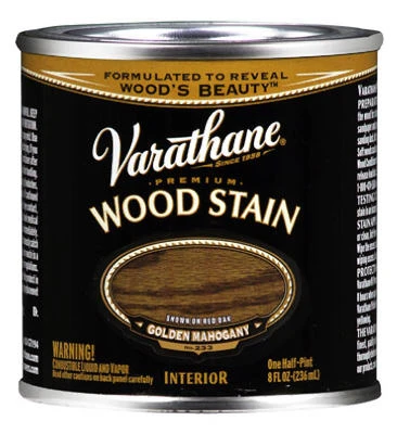 Golden Mahogany Premium Oil-Based Interior Wood Stain, 1/2-Pt.