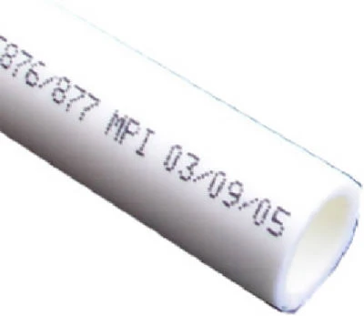 PEX Stick Pipe, Hot/Cold Water, White, 1/2 In. Rigid Copper Tube Size x 5 Ft.