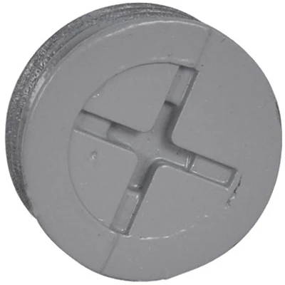 Closure Plugs, Gray, 3/4 In., 3-Pk.