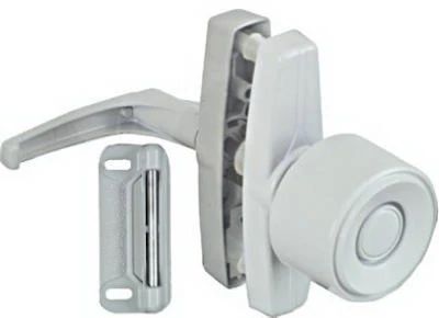 Screen & Storm Door Knob Latch, White
