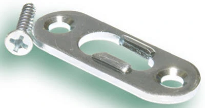 Keyhole Hanger, Heavy Duty, Bright Steel, 9/16 x 1-5/8 In., 2-Pk.