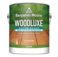 Woodluxe Water-Based Deck + Siding Exterior Stain - Solid