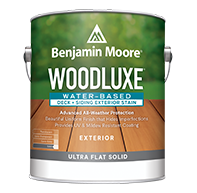 Woodluxe Water-Based Deck + Siding Exterior Stain - Ultra Flat Solid