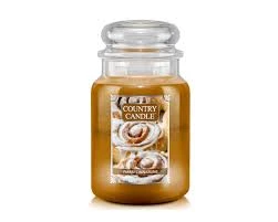 Country Candle Large Jar Warm Cinnabuns