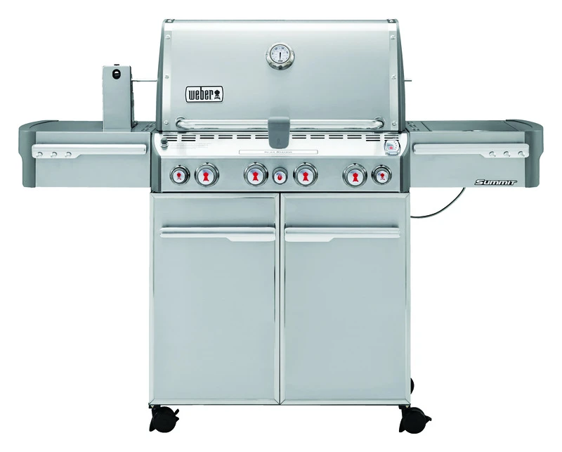 Weber Summit S-470 4-burner Liquid Propane Gas Grill With Side Burner And Rotisserie