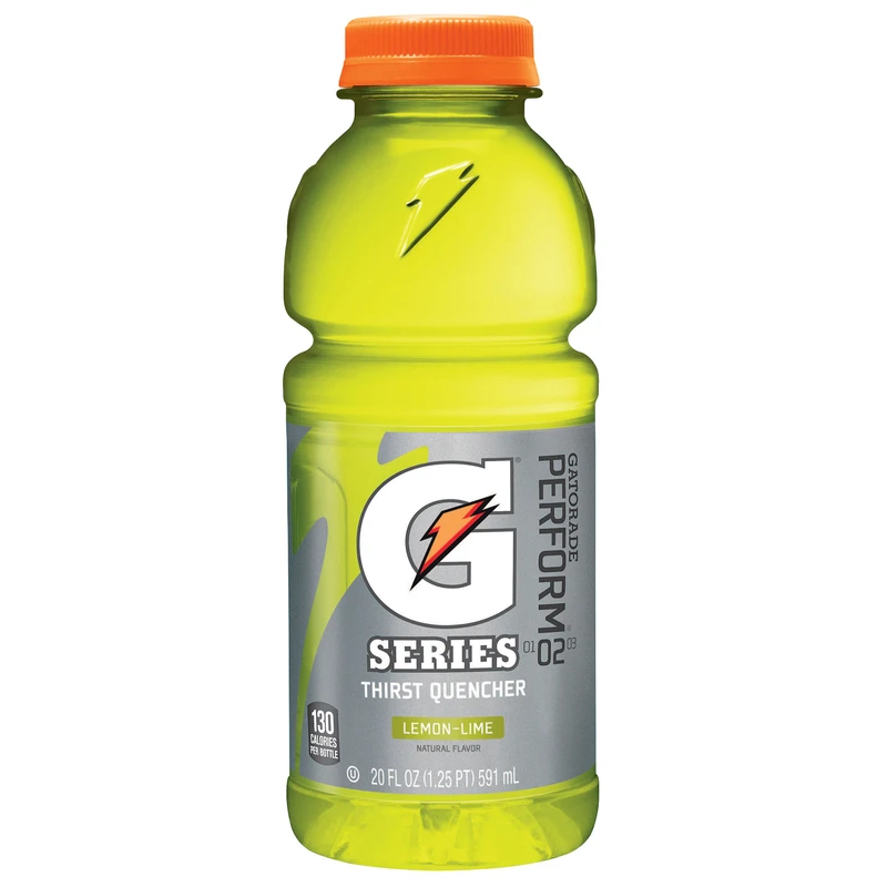 Gatorade 20 Oz. Lemon-Lime Wide Mouth Thirst Quencher Drink (24-Pack)