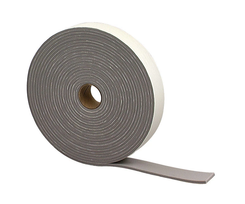 1-1/4 In. X 30 Ft. Camper Seal Foam Tape - Self-adhesive Gray Pvc